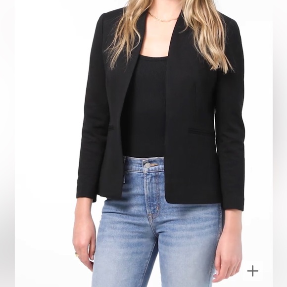 NWT J.Crew Black Going Out Collarless Blazer Sz 16T. MSRP $198. - Picture 6 of 6